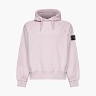 Stone Island Brushed Organic Cotton Fleece Sweatshirt Pink
