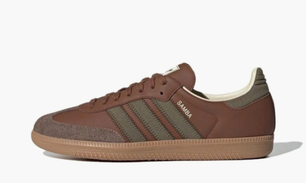 Adidas Samba OG Brown Olive Strata 