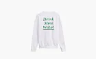 Sporty & Rich Drink More Water Unisex Sweatshirt  White