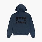 Stussy Box Crown Zip Hoodie Navy