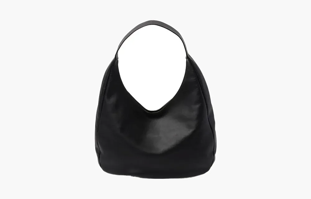 Miu Miu Leather Hobo Bag Black