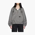 Carhartt WIP Menard Hooded Jacket Grey Herringbone