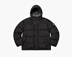 Supreme x Stone Island Painted Camo Crinkle Down Jacket Dark Black