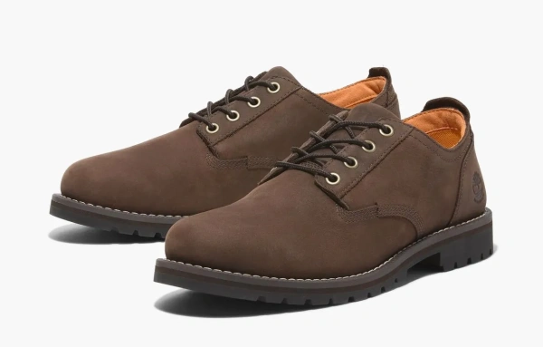 Timberland Redwood Falls Lace-Up Waterproof Shoe Dark Brown Nubuck 