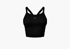 Alo Yoga Seamless Ribbed Favorite Bra Tank Black