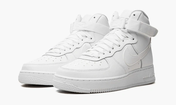 Nike Air Force 1 High GS Triple White 