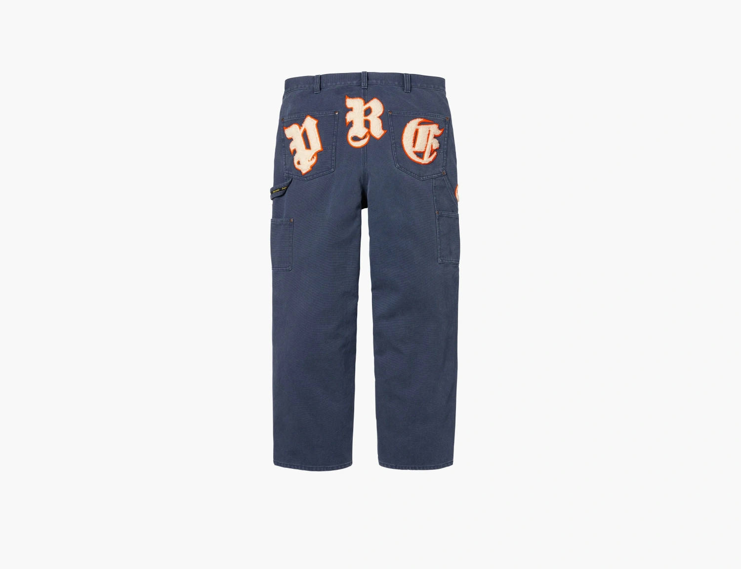 Supreme Old English Canvas Double Knee Painter Pant Navy 