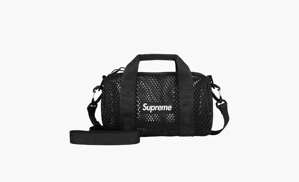 Supreme Polyester One Shoulder Handbag Mini Black