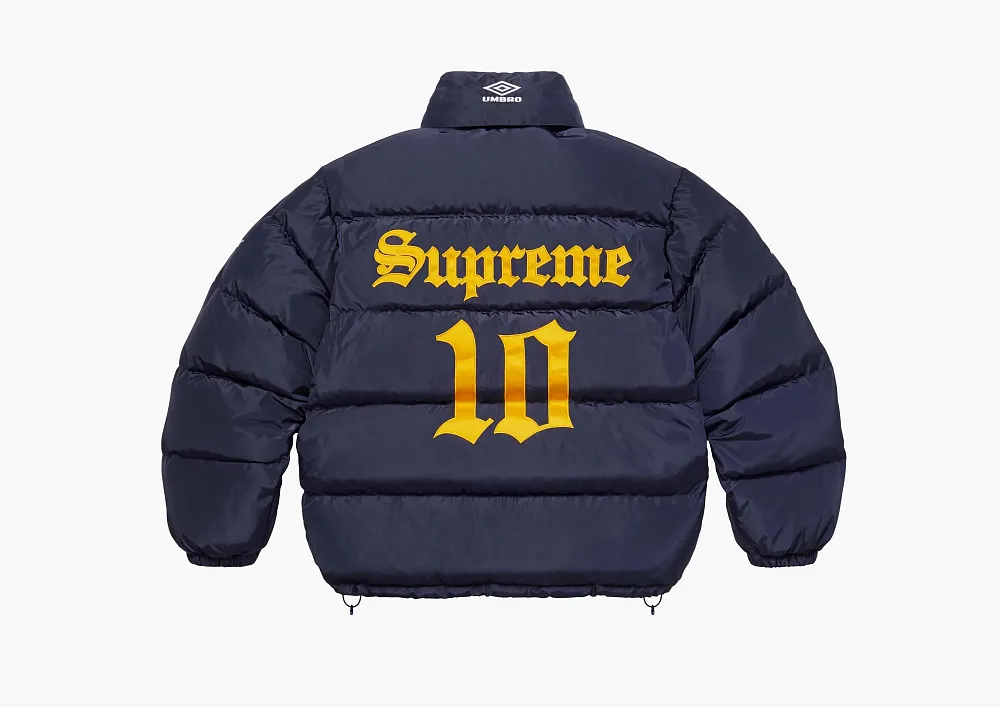 Supreme x Umbro Down Puffer Jacket Navy