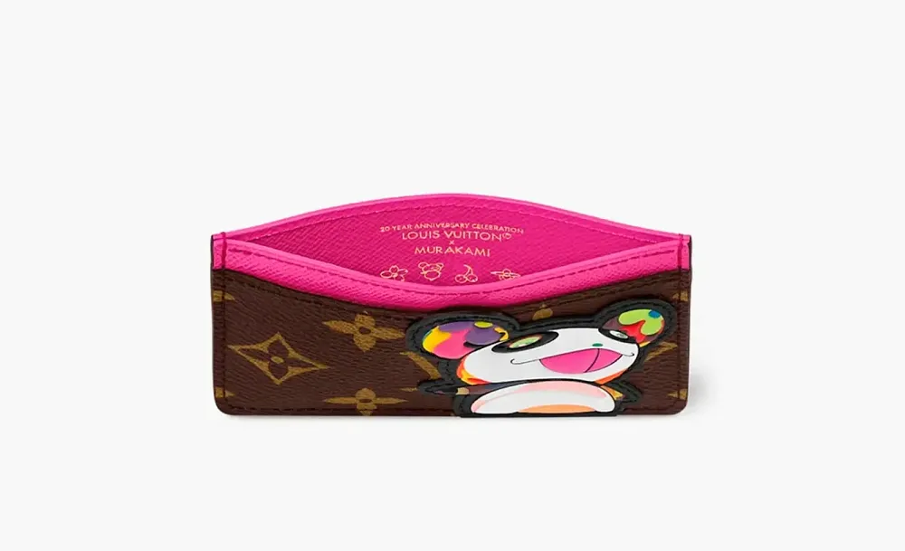 Louis Vuitton x Takashi Murakami Panda Card Holder Monogram