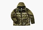 Spyder x C.P. Company AAC Spliced ​​Limited Edition Hooded Down Jacket Ivy Green