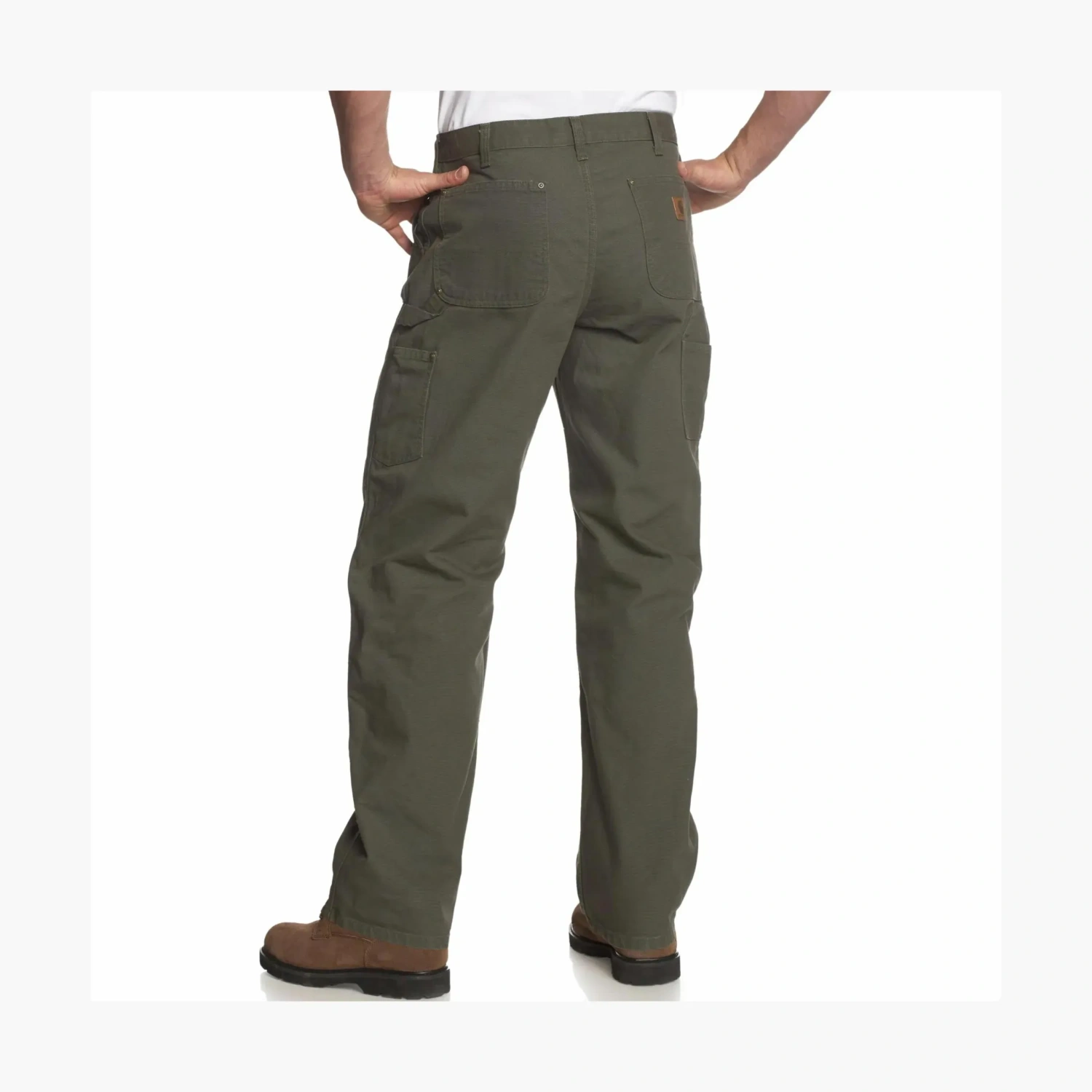 Carhartt B136 WASHED DUCK DOUBLE-FRONT UTILITY WORK PANT LOOSE FIT 