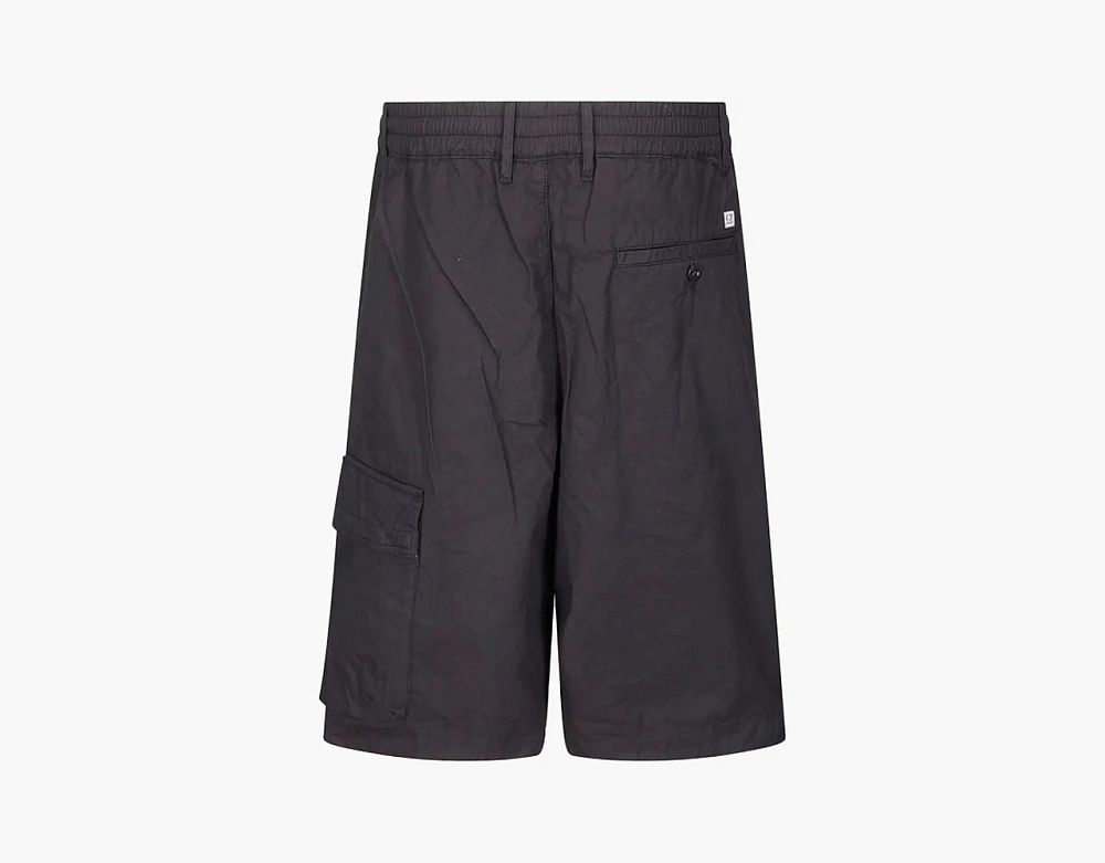 C.P. Company Micro-Reps Boxy Lens Shorts Black