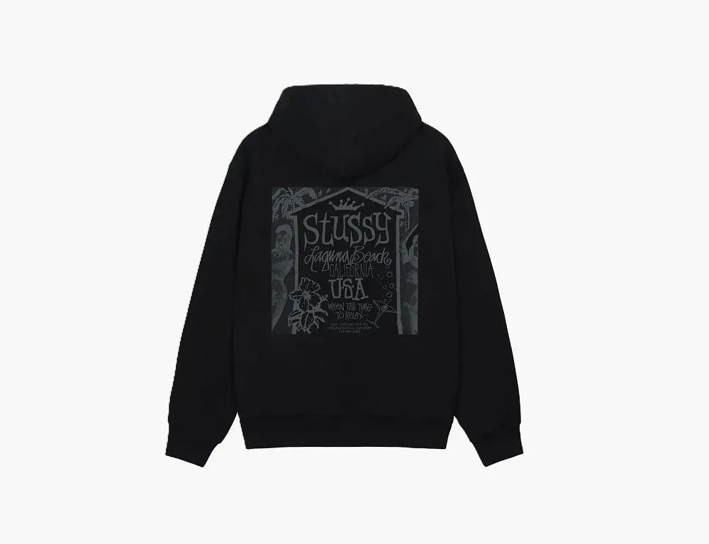 Stussy Beach House Hoodie Black