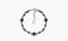 Dior CD Diamond Buffalo Bracelet WMNS Silver