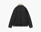 Carhartt WIP Detroit Fur Collar Jacket Washed Black