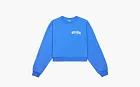 Sporty & Rich Wellness Ivy Cropped Crewneck Ocean