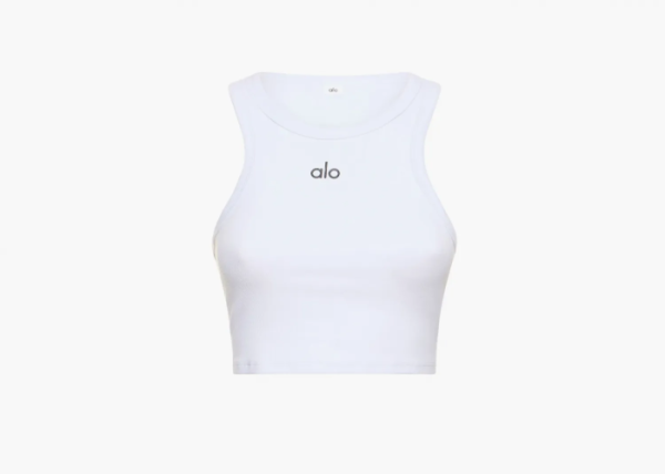 Alo Yoga Aspire Tank White/Black 