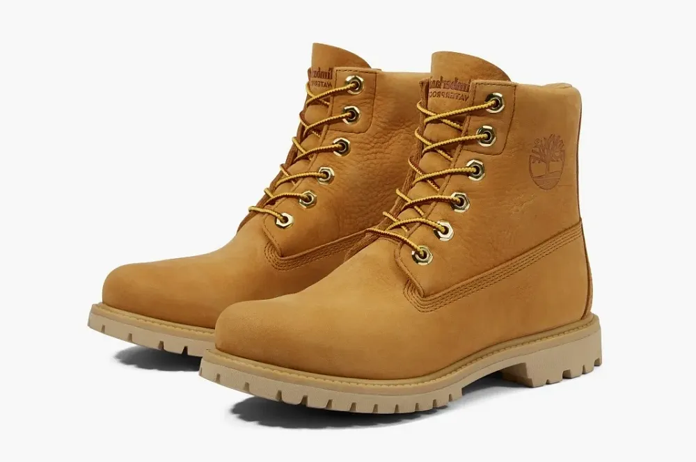 Timberland 6 Inch Nellie Paninara Collarless Waterproof Boot WMNS Wheat