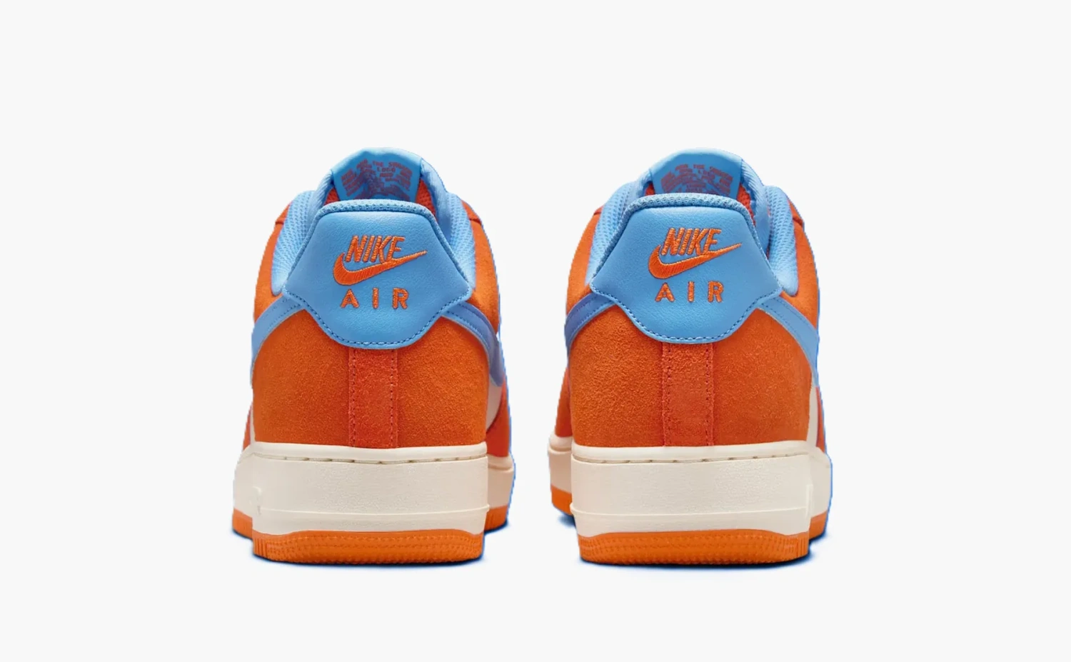 Nike Air Force 1 '07 LV8 Safety Orange University Blue 
