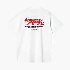 Carhartt WIP Rocky T-Shirt White Red Print