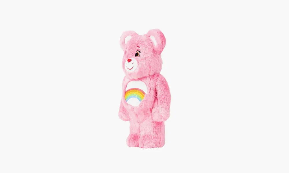 Bearbrick X Care Bears Cheer Bear Costume Ver. 400% Pink