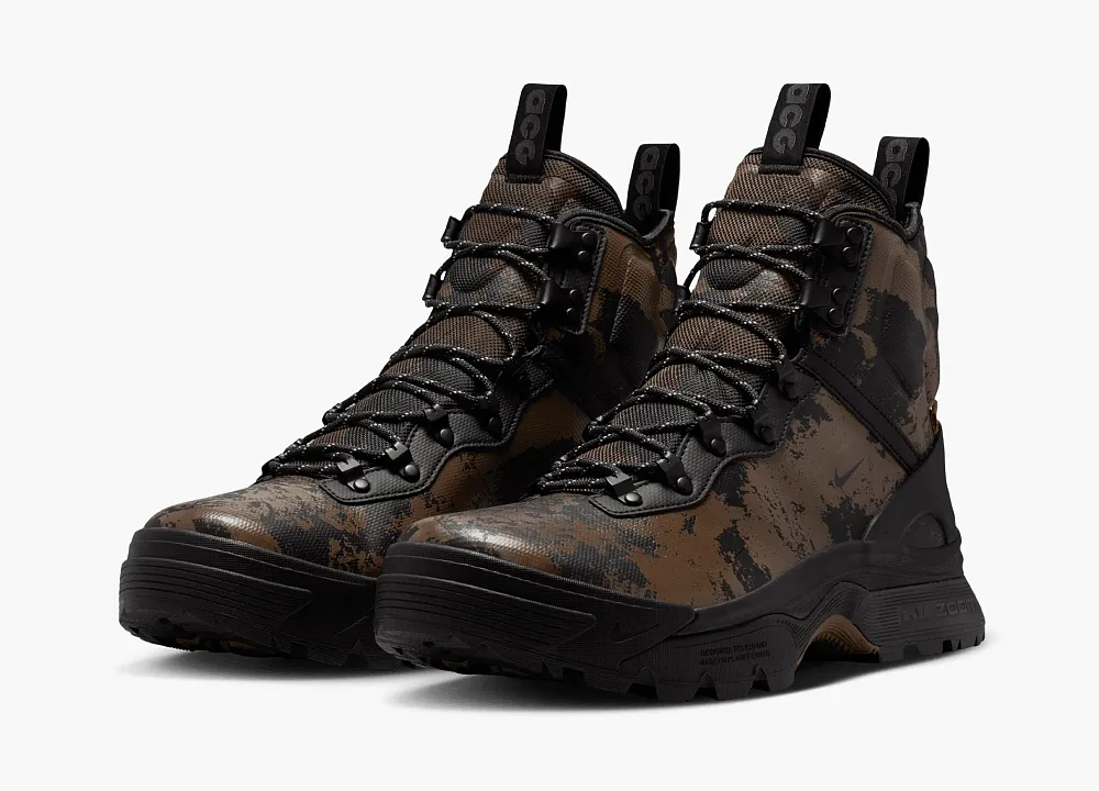 Nike ACG Zoom Gaiadome Gore-Tex Digi Camo Mosswood Brown Black