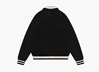 UNDEFEATED Knit Varsity Jacket Black
