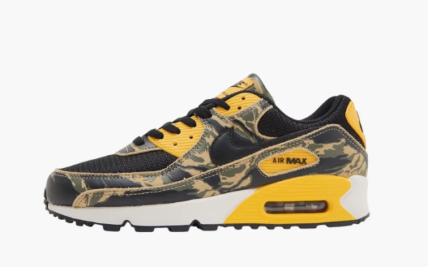 Nike Air Max 90 Premium Camo Pack - University Gold 