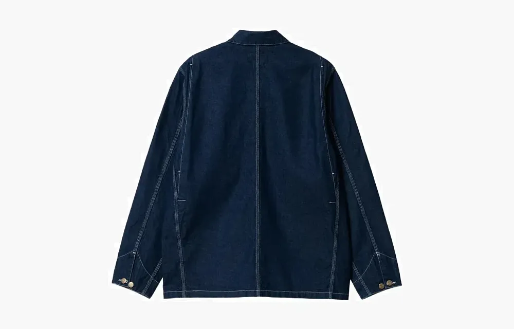 Carhartt WIP Michigan Denim Chore Coat Indigo