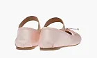 Miu Miu Satin Ballerinas Orchid Pink