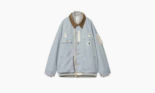Sacai X Carhartt WIP FW23 Jacket Blue  Sacai X Carhartt WIP FW23 Jacket Blue
