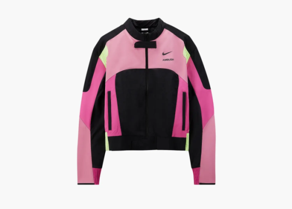 Nike x Ambush Motorcycle Jacket Magic Flamingo/Black 