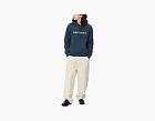 Carhartt WIP Script Logo Hoodie Blue