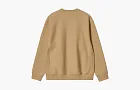 Carhartt WIP American Script Sweatshirt Dusty H Brown