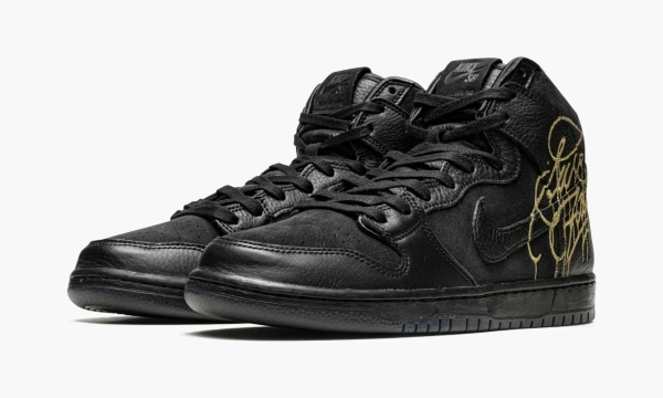 Nike SB Dunk High Faust Black Gold 