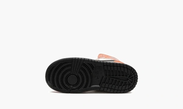 Air Jordan 1 Mid TD Orange Suede 