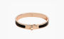 Hermès Plated Metal Enamel Bangles Unisex "Rose Gold" 
