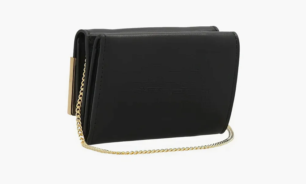 Sacai Bag Clutch Black Beige