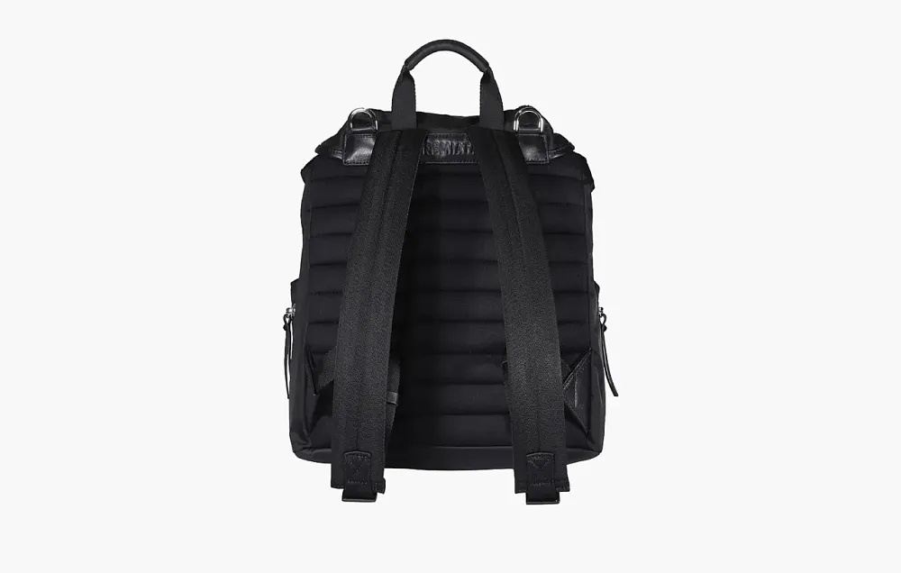 Premiata Casual Versatile Textile Backpack Black 