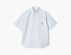 Carhartt WIP Striped Short Sleeve Shirt Blue