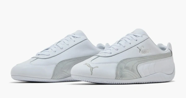 Puma Speedcat Leather White Silver 