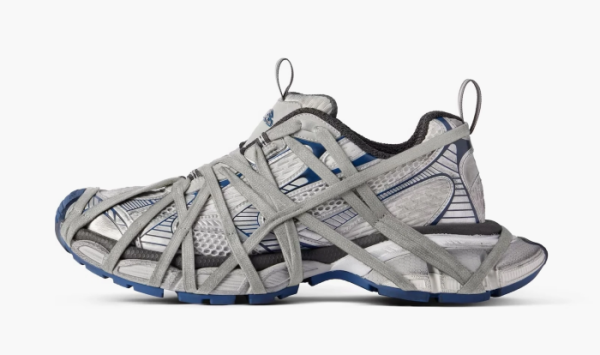 Balenciaga 3XL Extreme Lace Sneaker Worn-Out - White Grey Navy 