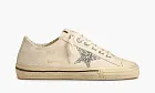 Golden Goose V-Star WMNS Beige Silver Glitter