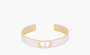 Dior Metal Bangles Gold WMNS "White" 