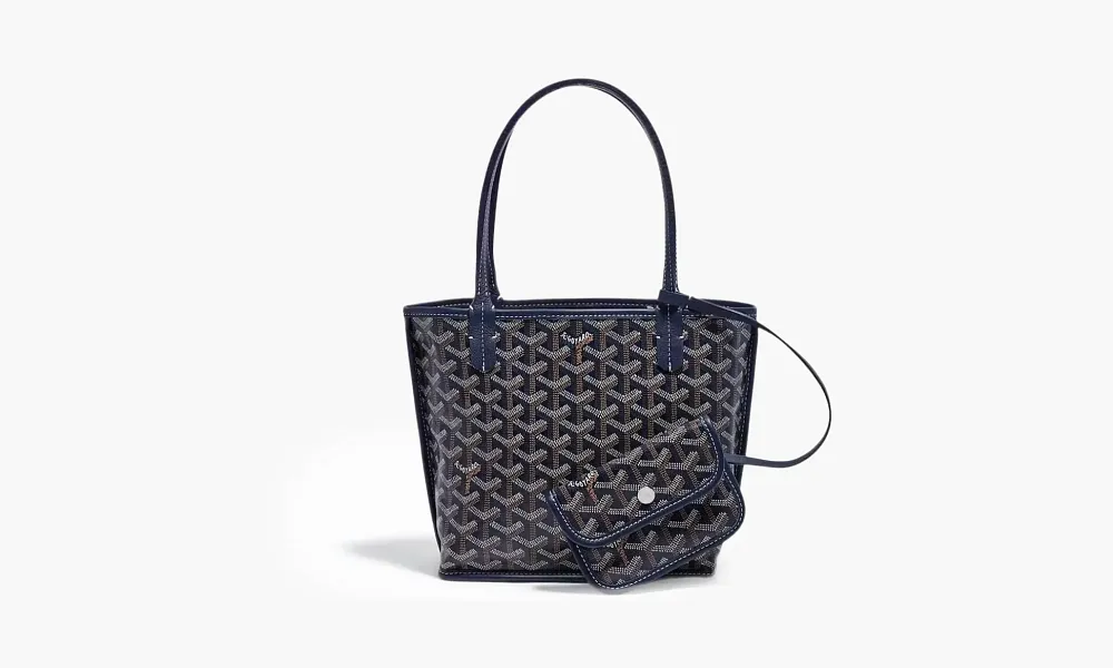 Goyard Anjou Tote Mini Navy Blue
