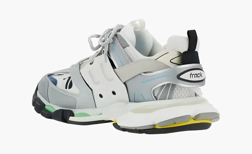 Balenciaga Track Lace Up Sneakers Gray