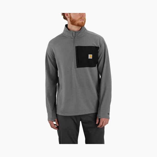 Carhartt 106423 - Force Relaxed Fit Mock Neck Half-Zip T-Shirt T Relaxed Fit 