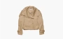 Acne Studios Short Twill Collar Jacket Mud Beige 