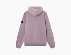 Stone Island Malfile Fleece Hooded Sweatshirt Pearl Grey